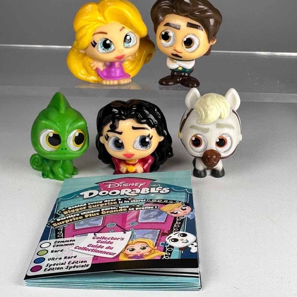 Disney Doorables TANGLED Series 4 Complete Set of 5 Rapunzel Flynn Rider Maximus - Picture 2 of 9